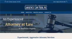 Desktop Screenshot of lawrencelawfirm.net