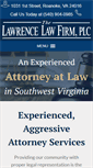 Mobile Screenshot of lawrencelawfirm.net